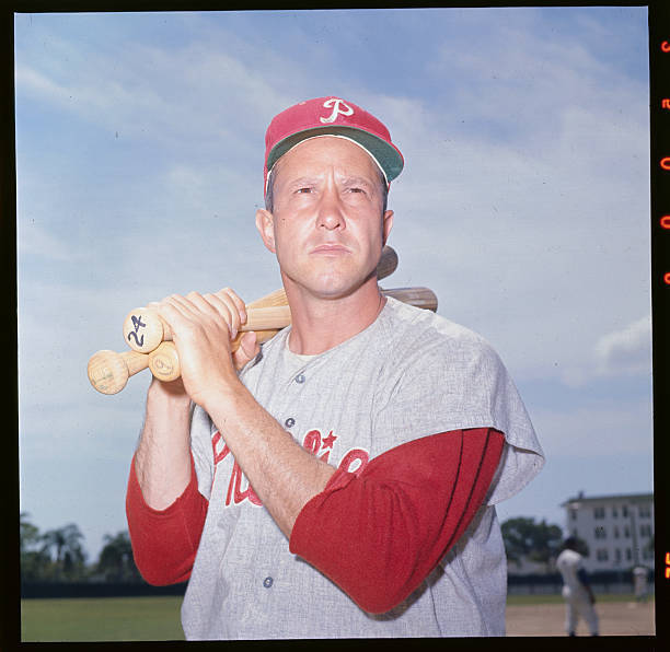 Clearwater Florida Roy Sievers Phillies during spring training 1962 Old Photo