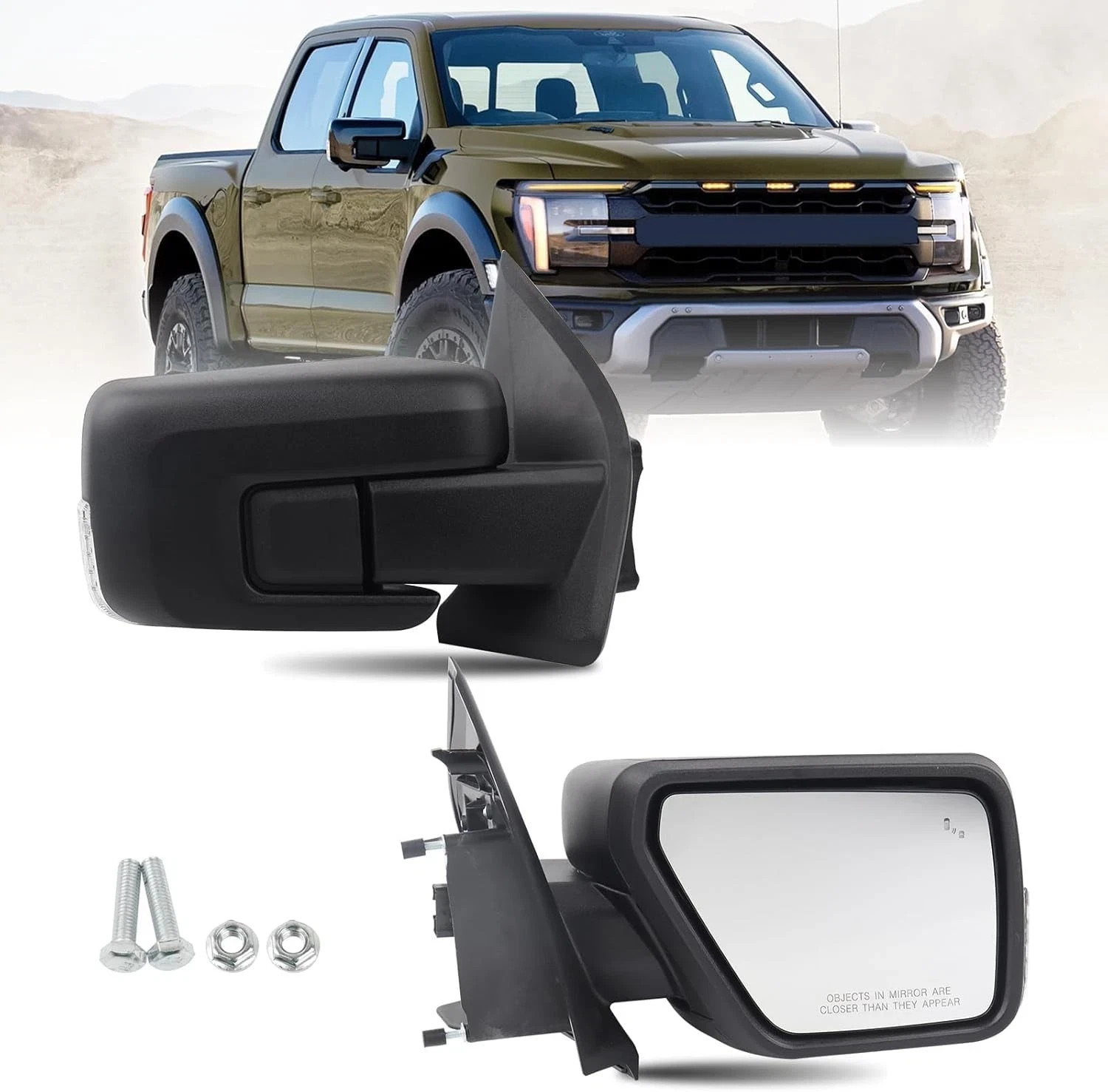 Door Mirror 13Pins Compatible With 2021-2023 Ford F-150 Right Passenger Side Tex Door Mirror 13Pins Compatible With 2021-2023 Ford F-150 Right Passenger Side Tex