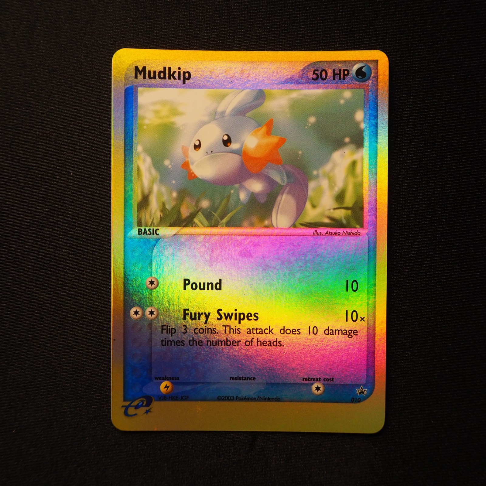 Mudkip Black Star Promo 010 2003 Pokemon Nintendo Reverse Foil - NM Mudkip Black Star Promo 010 2003 Pokemon Nintendo Reverse Foil - NM