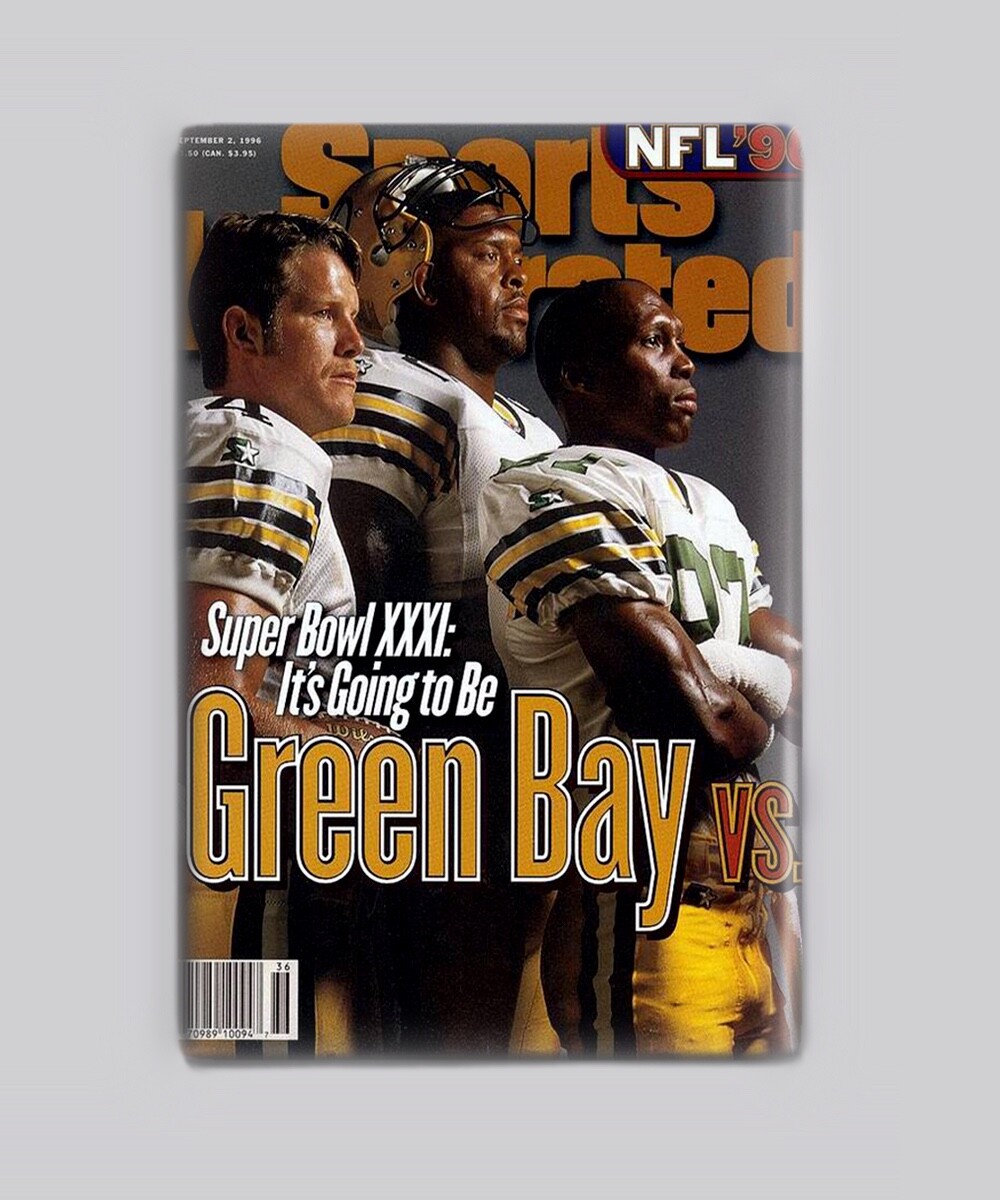 Green Bay Packers Brett Favre Super Bowl Sports Illustrated 1996  2\
