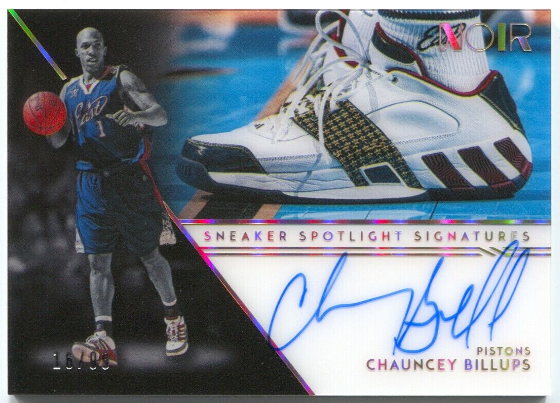 21 Panini Noir Chauncey Billups Autograph Sneaker Spotlight Signatures Auto #/99
