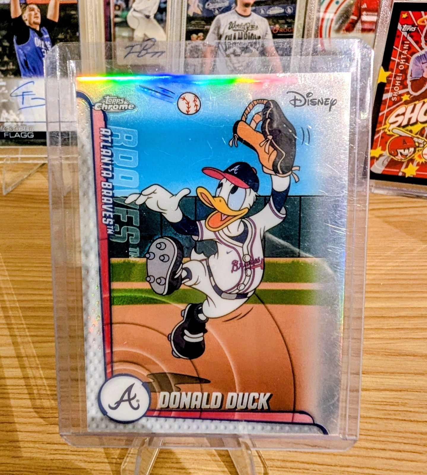 2026 Topps Chrome Disney Donald Duck Atlanta Braves SP #MLBH-51 2026 Topps Chrome Disney Donald Duck Atlanta Braves SP #MLBH-51