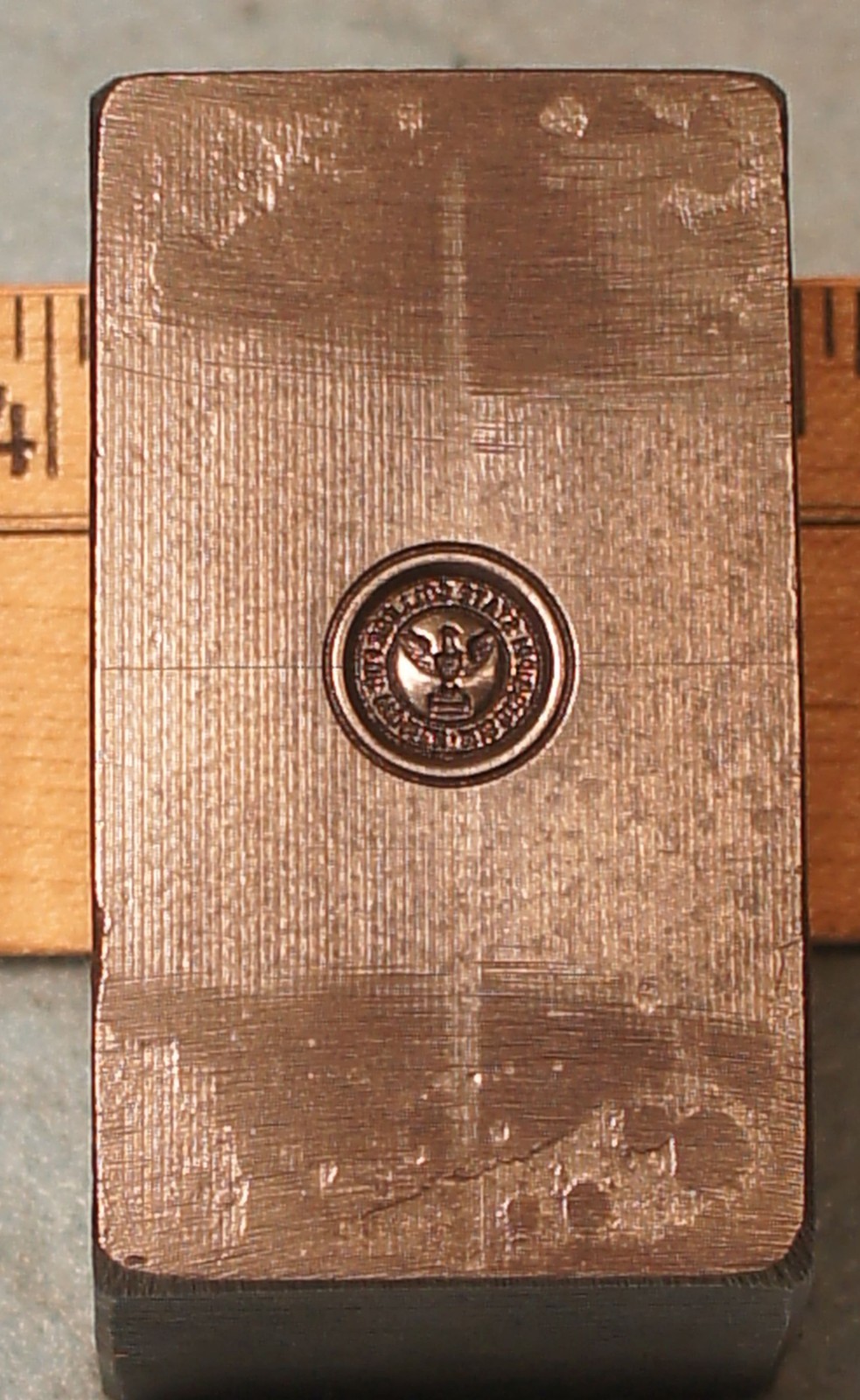 1927 Columbus MS MISSISSIPPI COLLEGE FOR WOMEN Emblem STEEL STAMPING DIE RC371 1927 Columbus MS MISSISSIPPI COLLEGE FOR WOMEN Emblem STEEL STAMPING DIE RC371
