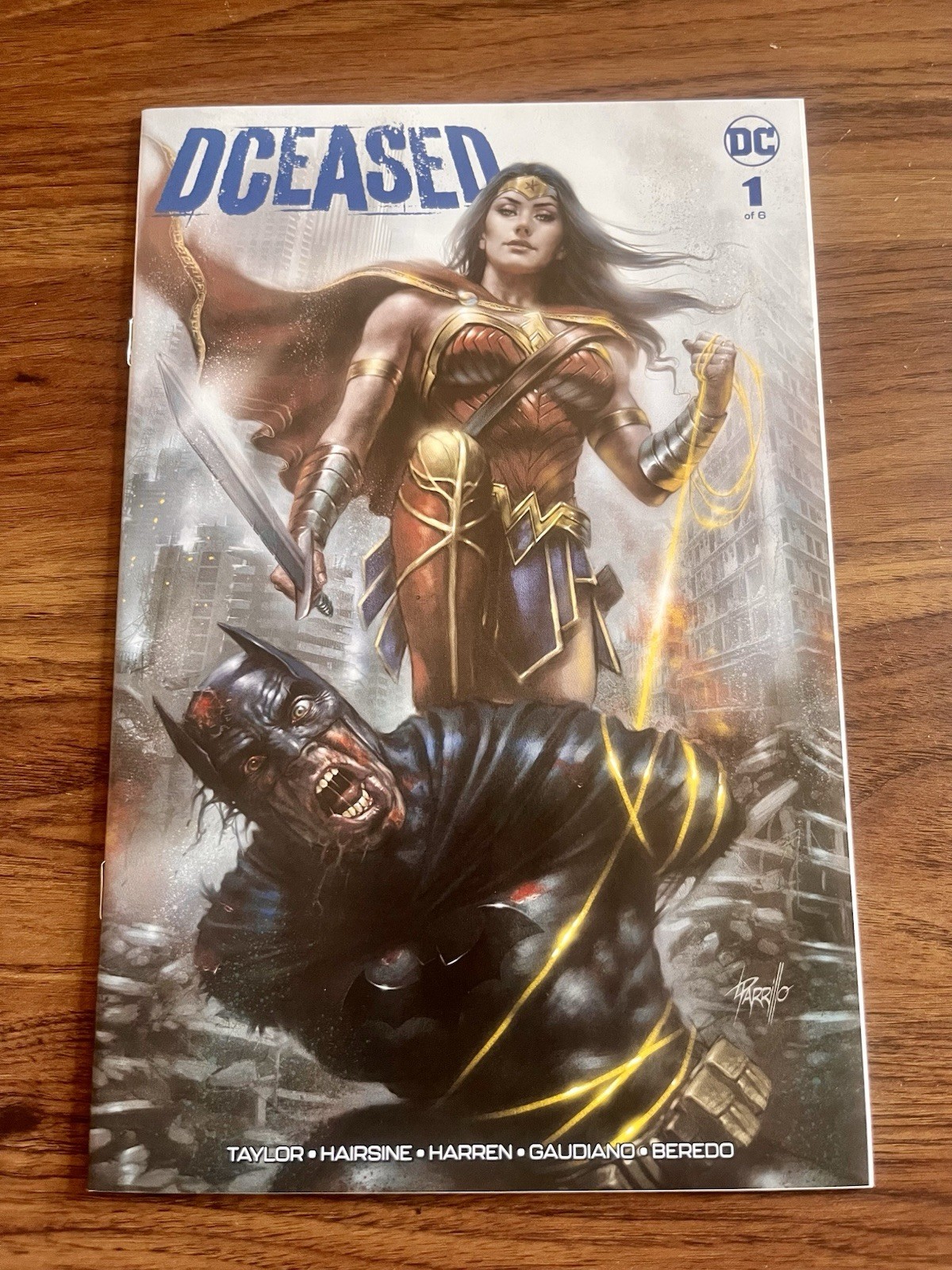 DCeased #1 Scorpion Comics Parillo Trade Dress Variant (DC Comics, 2019) 181/750