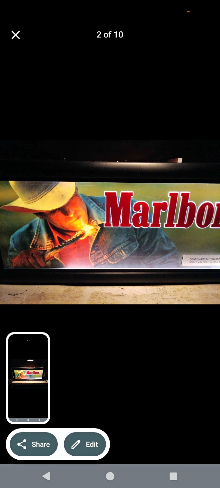 Marlboro Philip Morris USA Backlit Lighted Tobacco Sign w/ Relamp Instructions Marlboro Philip Morris USA Backlit Lighted Tobacco Sign w/ Relamp Instructions