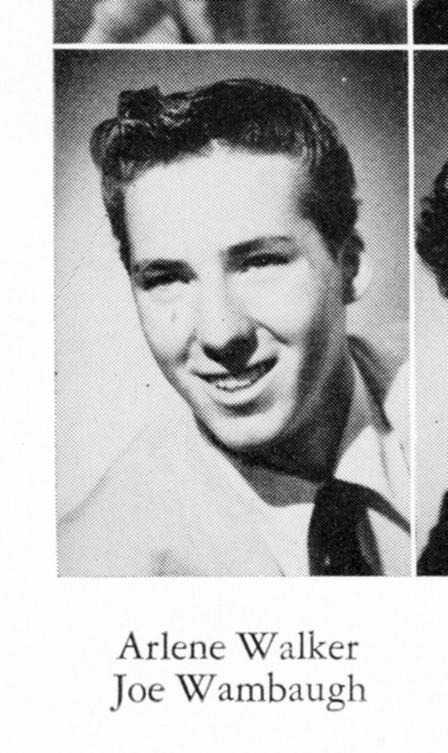 JOSEPH WAMBAUGH 1954 Chaffey Union High School Yearbook