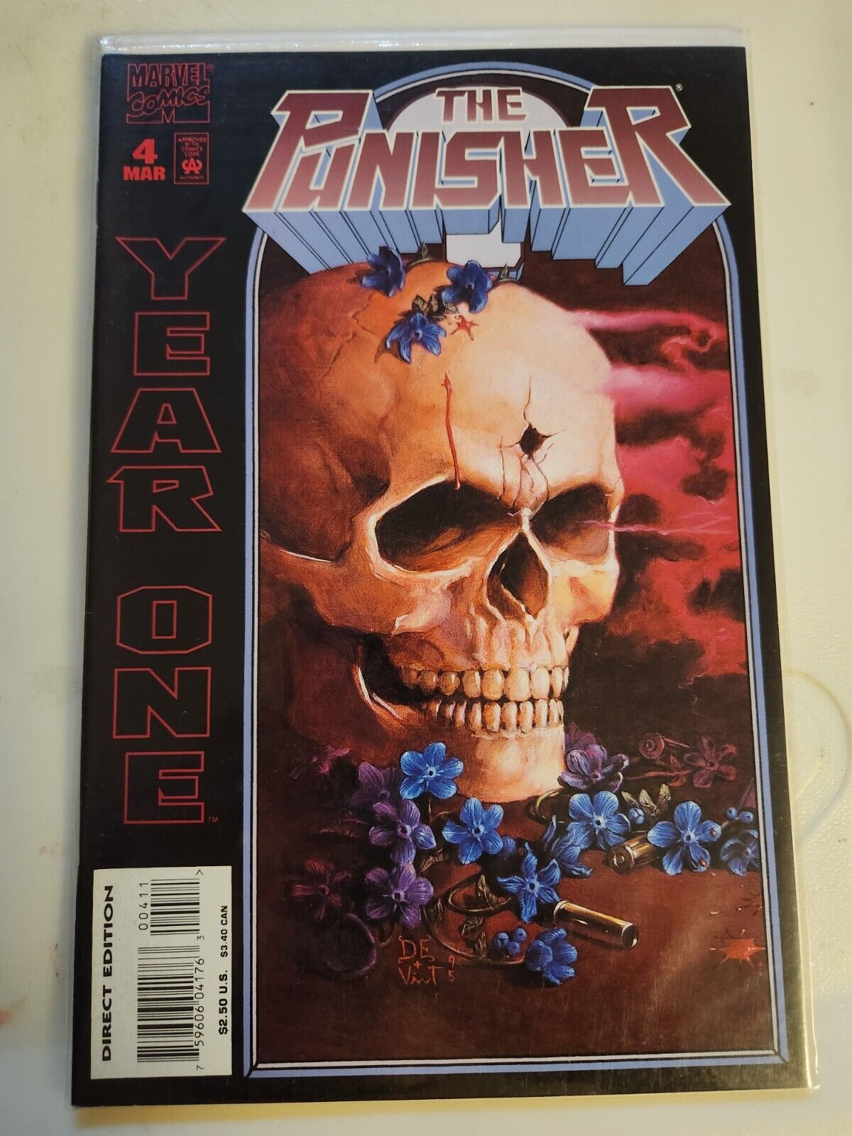 The Punisher Year One #4 1995 MARVEL COMIC BOOK 9.2 V22-67