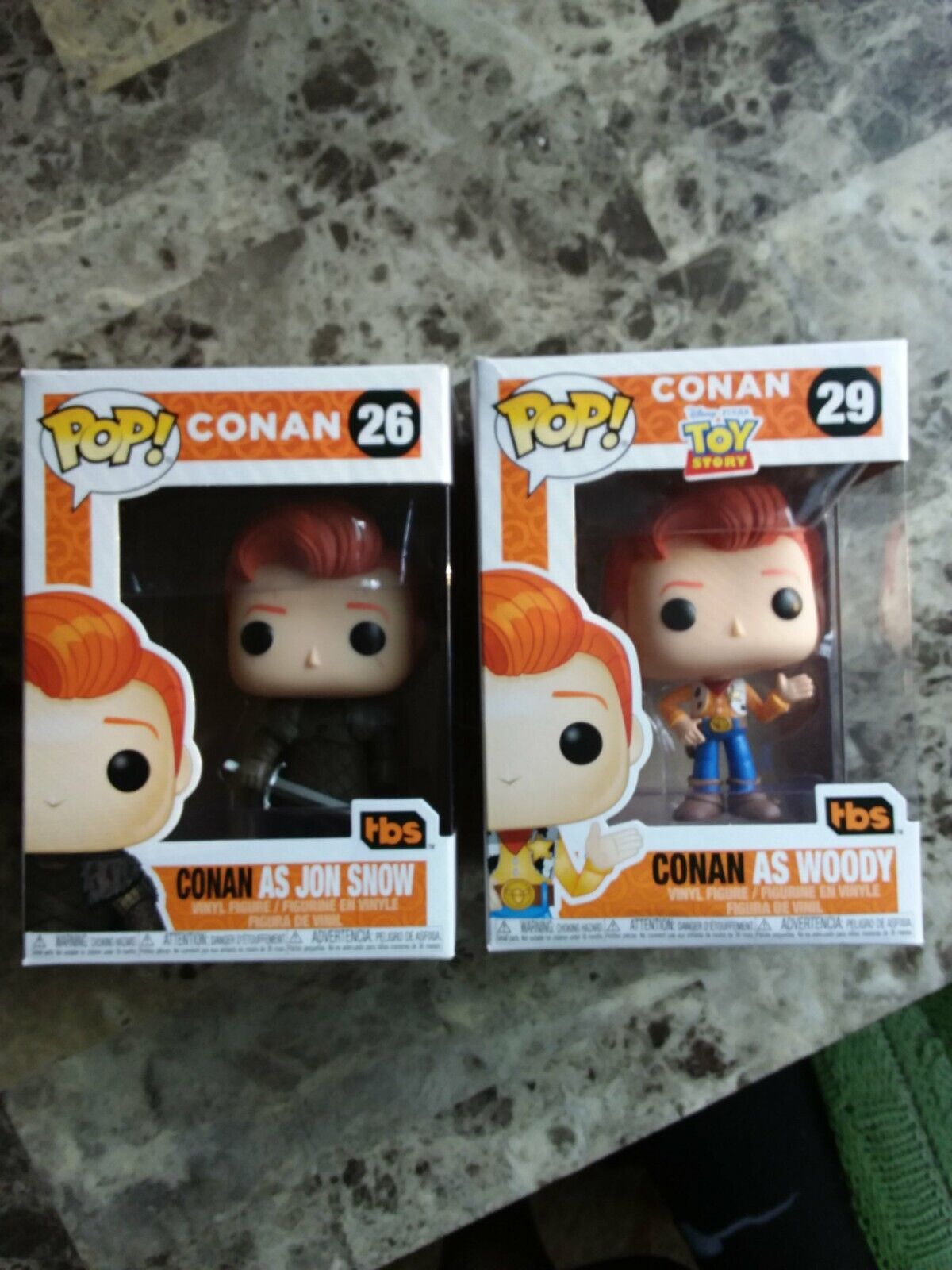 Conan Funko pop bundle 2 damaged Conan pops 