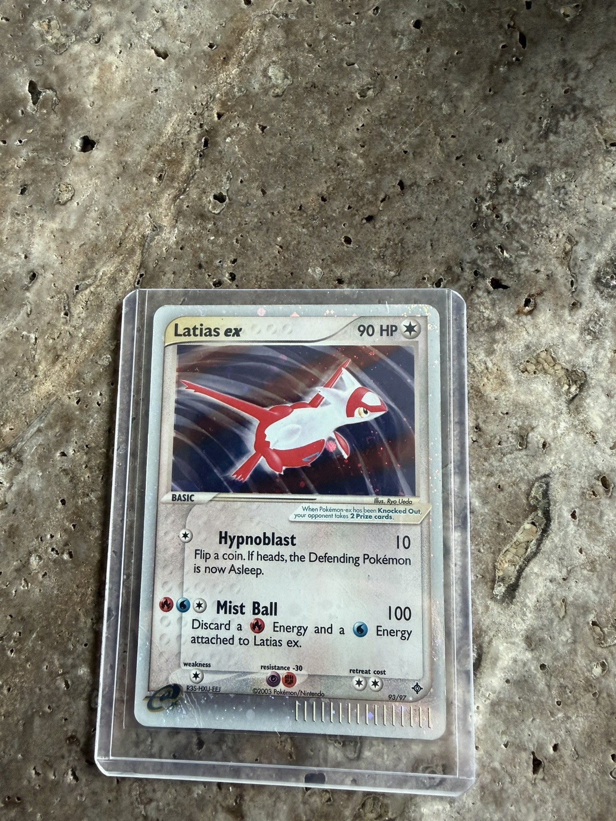 Nintendo Pokémon TCG Latias ex 93/97 EX Dragon Holo Ultra Rare 2003 Nintendo Pokémon TCG Latias ex 93/97 EX Dragon Holo Ultra Rare 2003