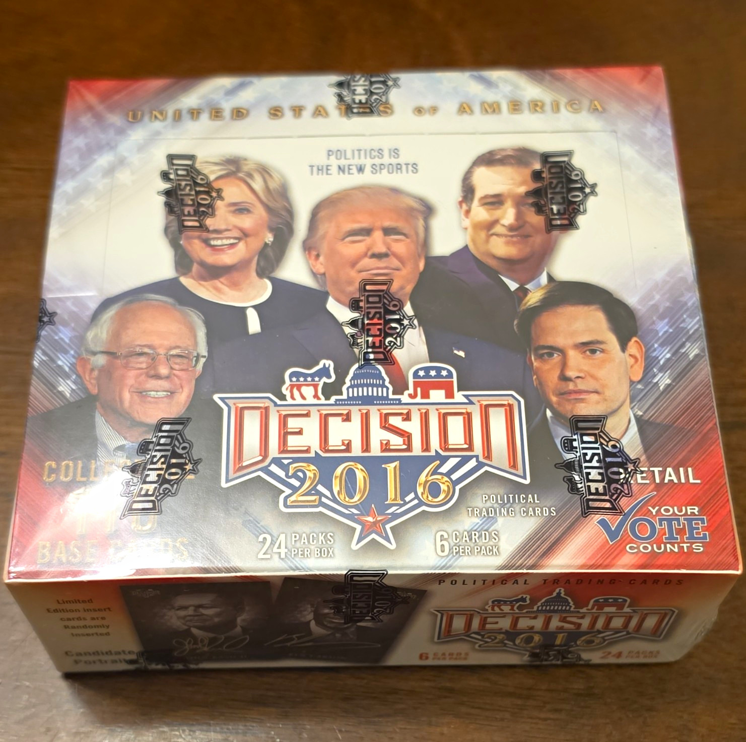 Decision Trading Cards Decision 2016 Sealed Box 24 Packs 6 Cards/Pack Chase Decision Trading Cards Decision 2016 Sealed Box 24 Packs 6 Cards/Pack Chase