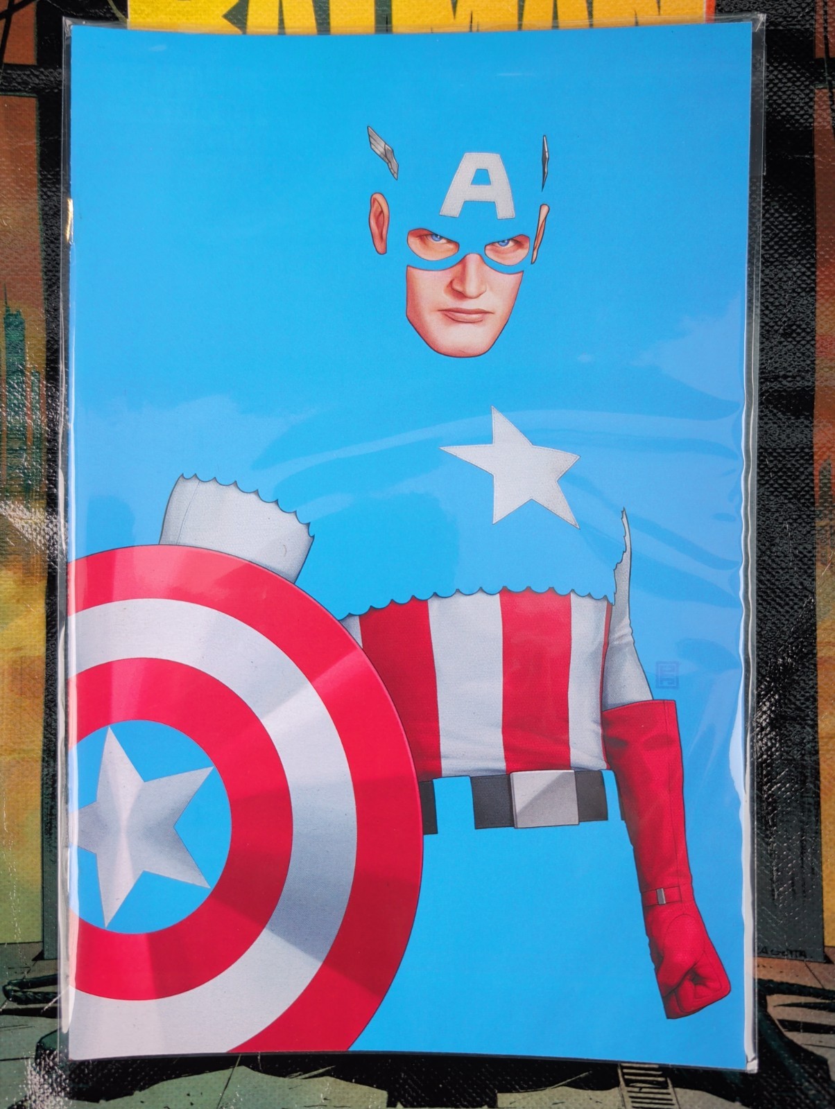 Captain America #2 John Tyler Christopher Variant Negative Space Captain America #2 John Tyler Christopher Variant Negative Space