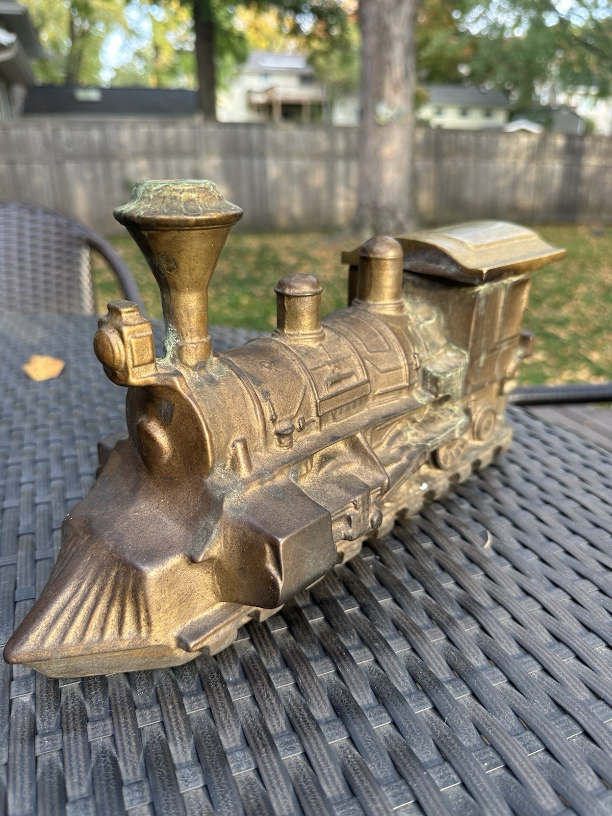 RARE VINTAGE Solid Heavy Brass Steam Engine Wood Stove Humidifier 13+ Pounds RARE VINTAGE Solid Heavy Brass Steam Engine Wood Stove Humidifier 13+ Pounds