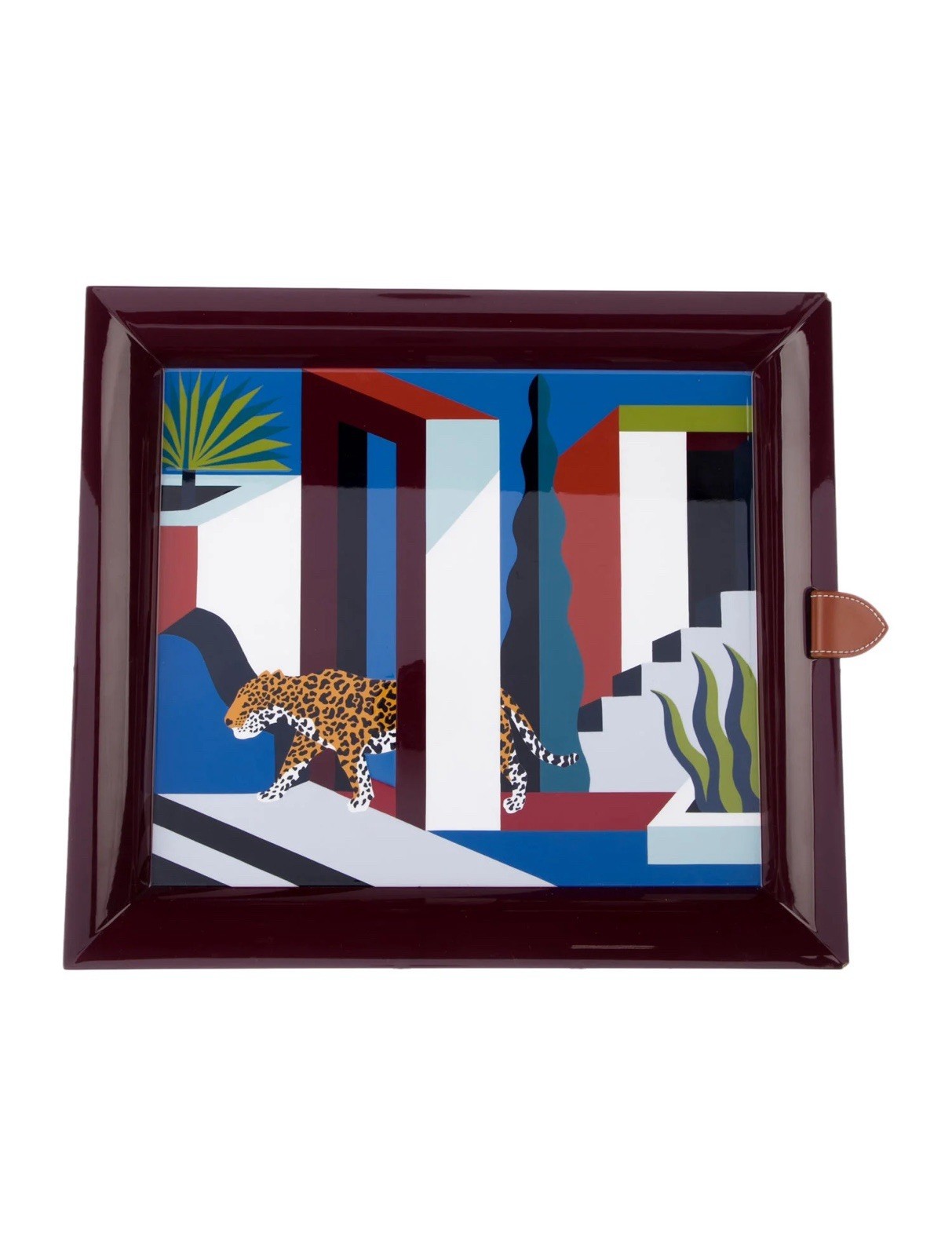 Atrium Jaguar Dans Un Jardin Mexicain Tray Hermes Atrium Jaguar Dans Un Jardin Mexicain Tray Hermes