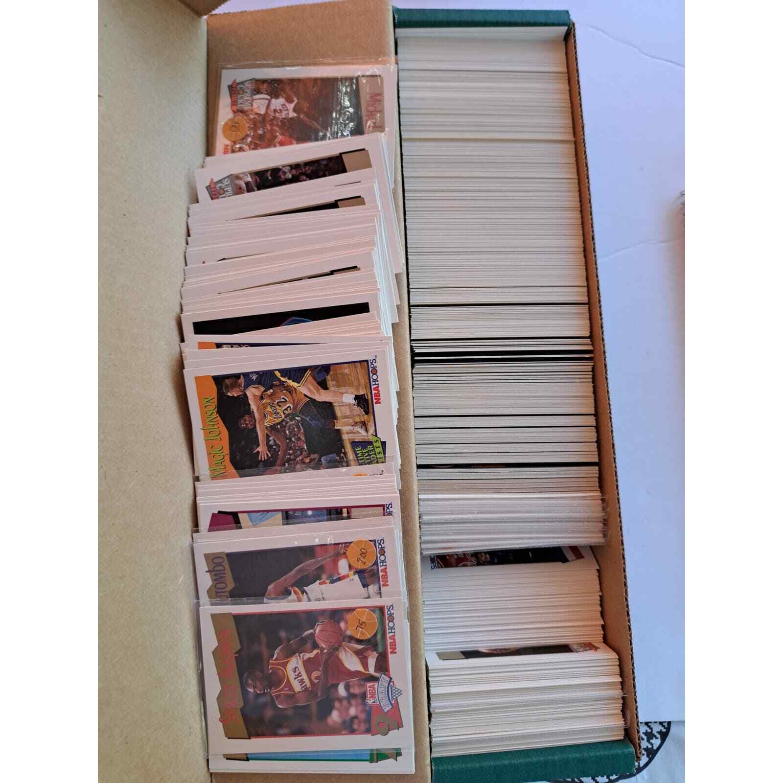 NBA Hoops BasketBall Card Boxed Lot 1990-93 Great Condition