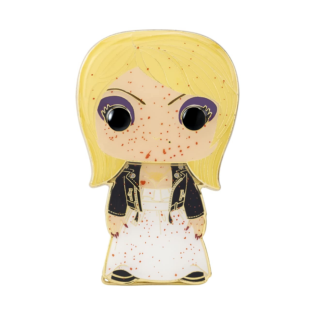 Funko Pop Large Enamel Pin HORROR: CHUCKY - Tiffany Valentine-Ray - TIFFANY - C Funko Pop Large Enamel Pin HORROR: CHUCKY - Tiffany Valentine-Ray - TIFFANY - C