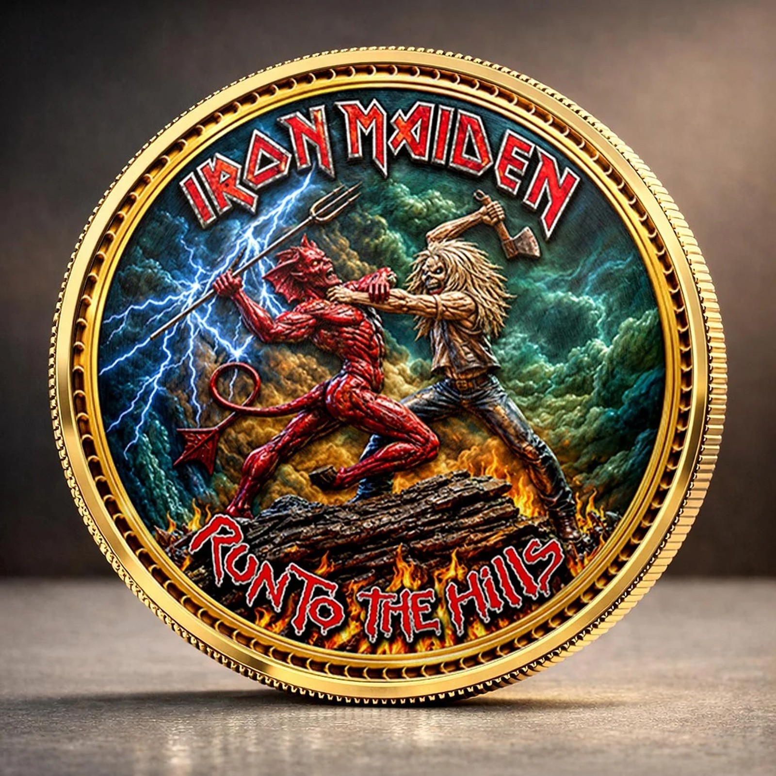 Iron Maiden Commemorative Coin IRON0101 Iron Maiden Commemorative Coin IRON0101