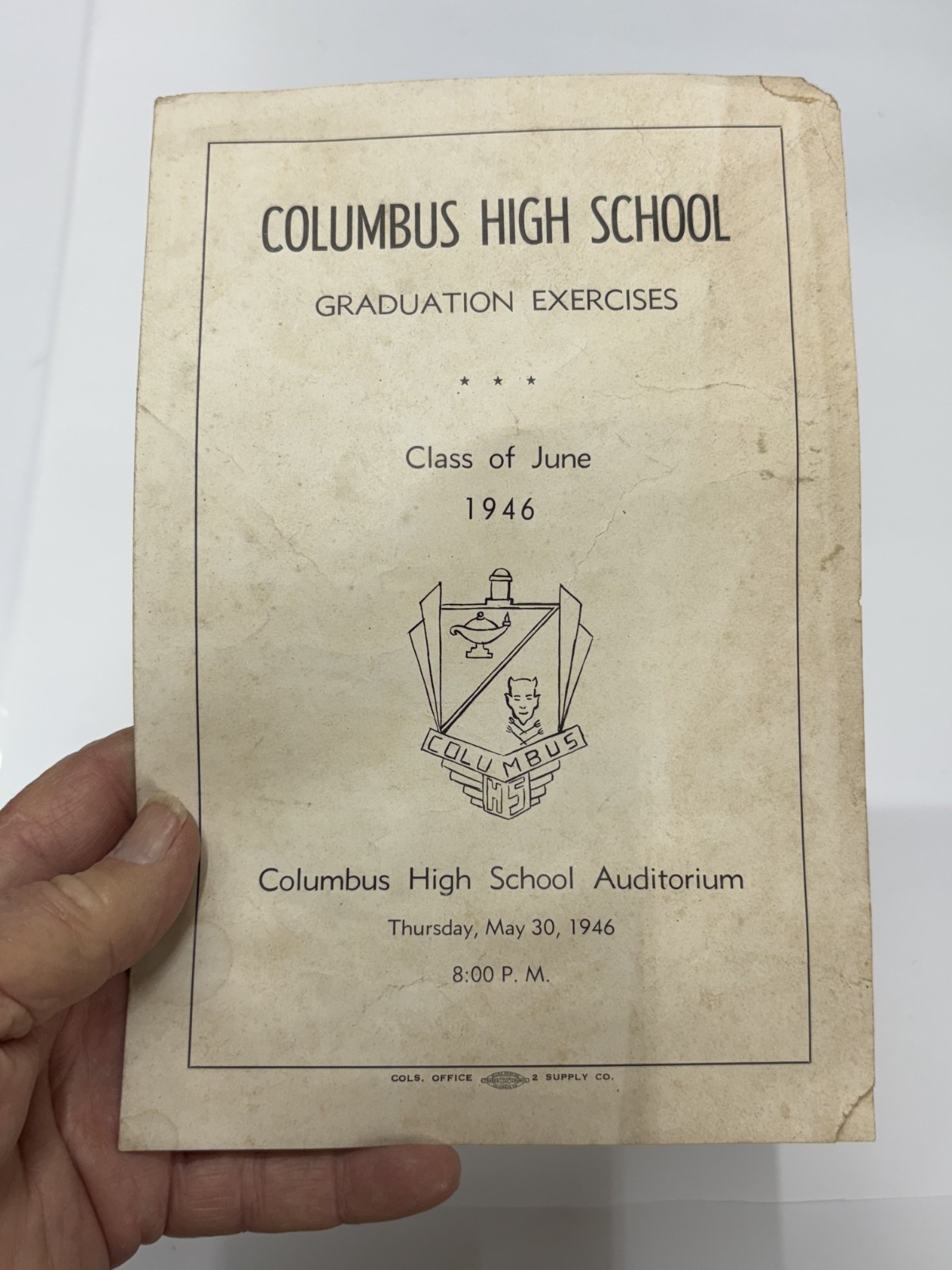 Columbus, GA Columbus High School Graduation Exercises Class of 1946 Columbus, GA Columbus High School Graduation Exercises Class of 1946