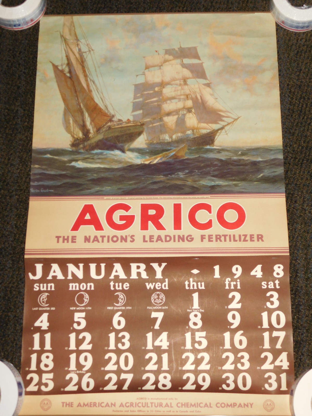 VINTAGE 1948 LARGE 34\