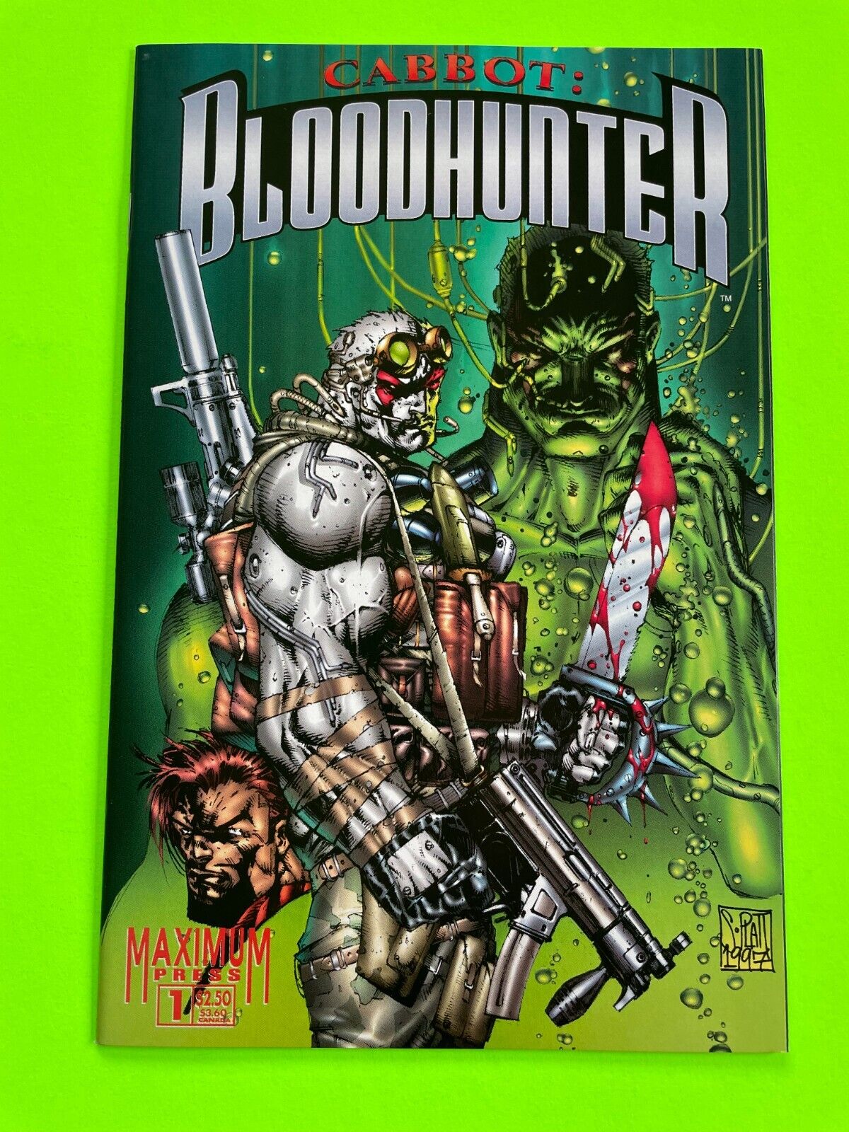 Cabbot : Bloodhunter # 1 (1997 Maximum Press) Stephen Platt Rick Veitch Image