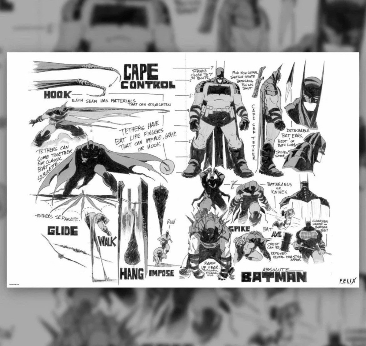 Nick Dragotta Absolute Batman #1 Screen Print Bottleneck Felix Comic Art -signed Nick Dragotta Absolute Batman #1 Screen Print Bottleneck Felix Comic Art -signed