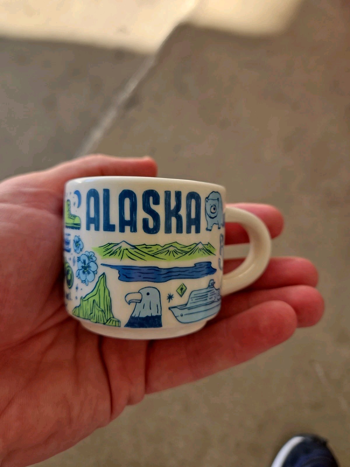 Starbucks Been There Series Alaska 2 OZ Espresso/Ornament Mug 2018 Starbucks Been There Series Alaska 2 OZ Espresso/Ornament Mug 2018