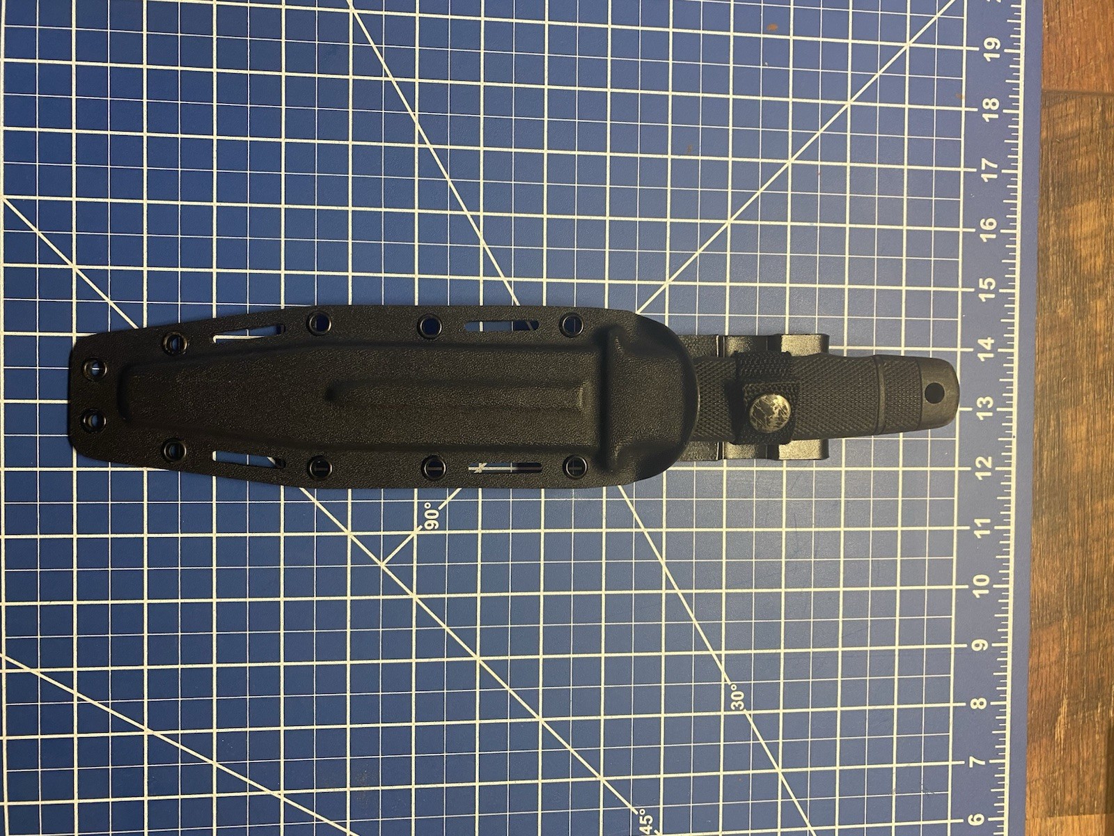 Vintage SOG SEAL 2000 Knife S37 Seki Japan AUS-6 Fixed Blade Kydex Sheath Sharp