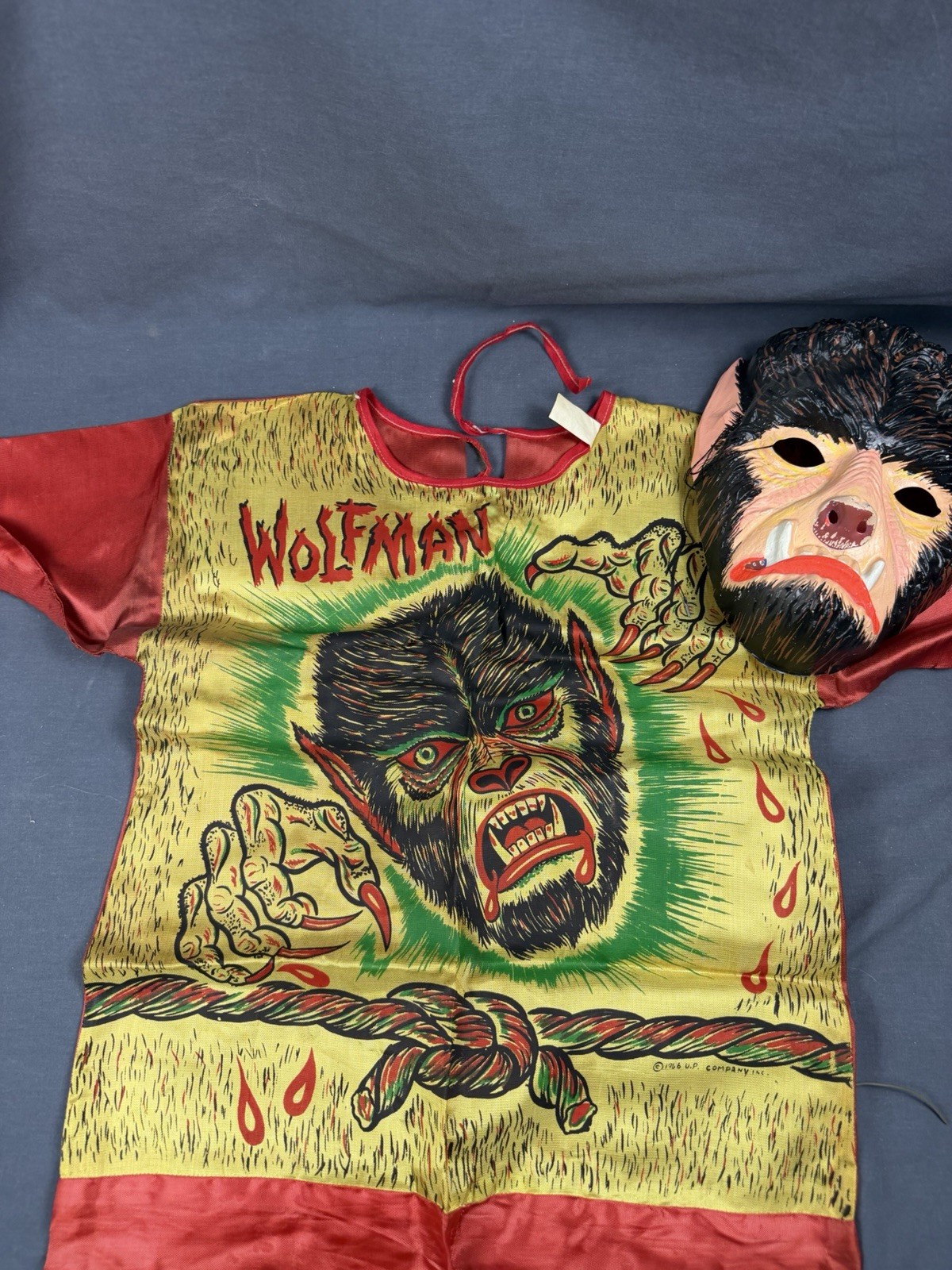 Vintage Rare 1966 Ben Cooper Wolfman Costume Size L 12-14 Read Desc, View Photos Vintage Rare 1966 Ben Cooper Wolfman Costume Size L 12-14 Read Desc, View Photos