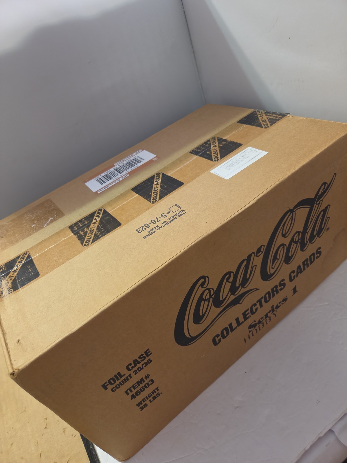 1993 Coca-Cola Collectors Cards Series 1 ORIGINAL 20 BOX CASE Factory Sealed 1993 Coca-Cola Collectors Cards Series 1 ORIGINAL 20 BOX CASE Factory Sealed