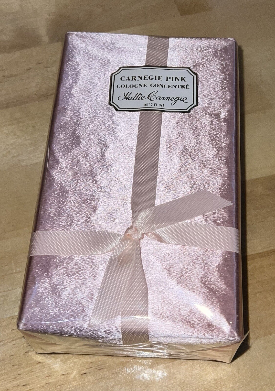 Vintage Hattie Carnegie PINK COLOGNE SEALED Pink Bow with Foil Wrap Vintage Hattie Carnegie PINK COLOGNE SEALED Pink Bow with Foil Wrap