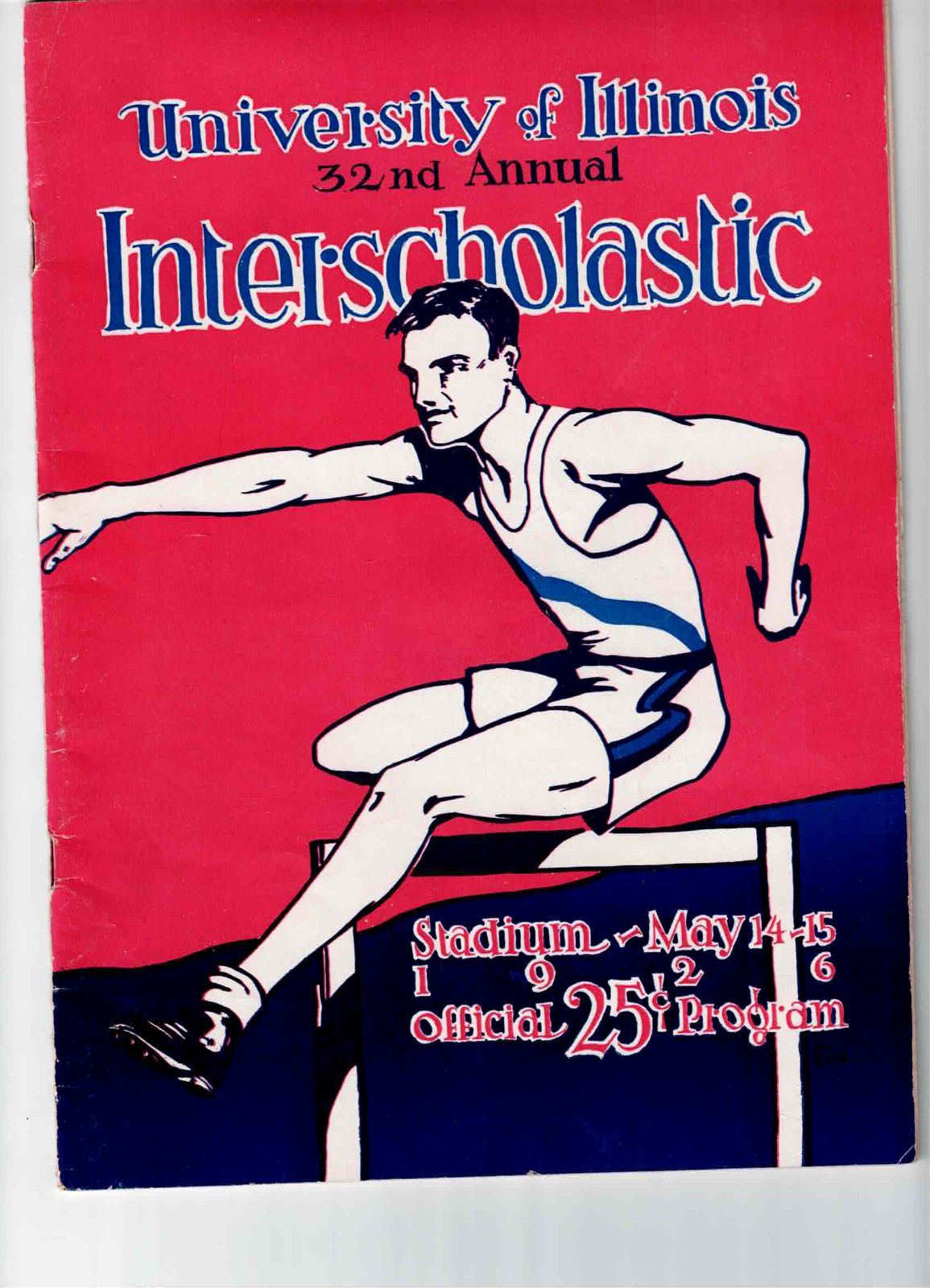 1926 University of Illinois 32nd Annual Interscholastic Official Program