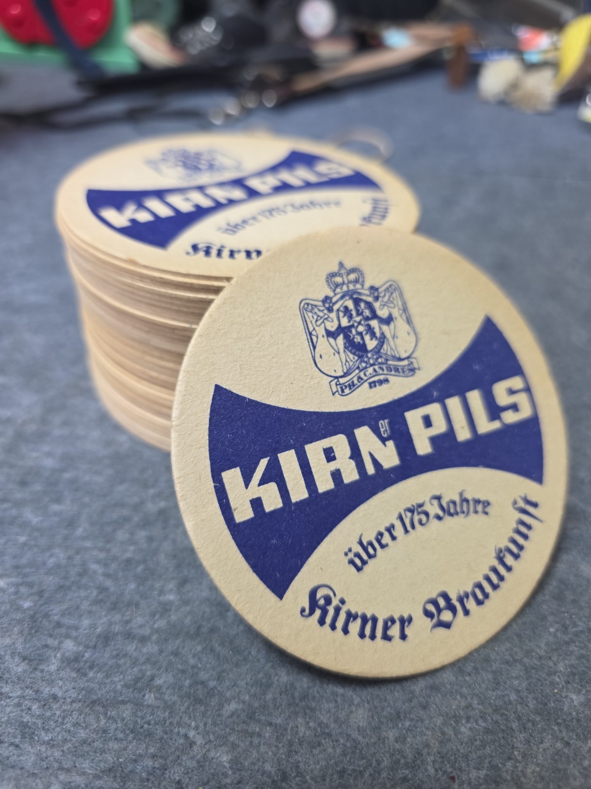 KIRN Vintage 1970's Bar Coaster Beer Kirn er Pils $3ea KIRN Vintage 1970's Bar Coaster Beer Kirn er Pils $3ea