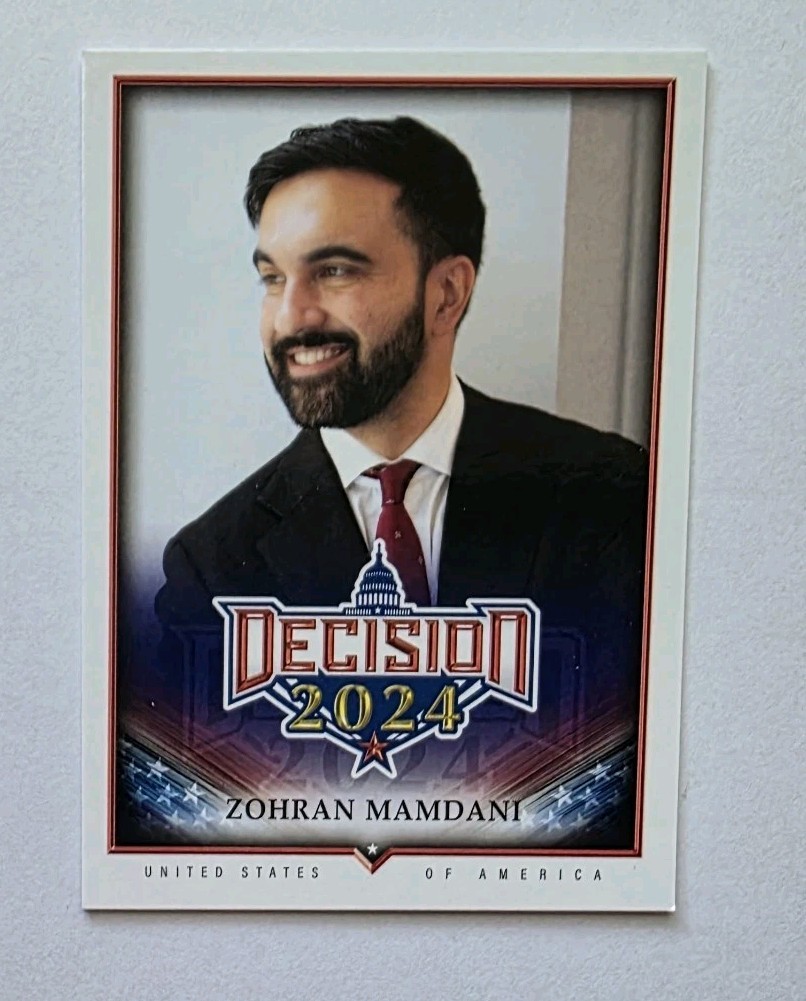 Decision 2024 Update Zohran Mamdani #247 (Update Set Base Card) Decision 2024 Update Zohran Mamdani #247 (Update Set Base Card)
