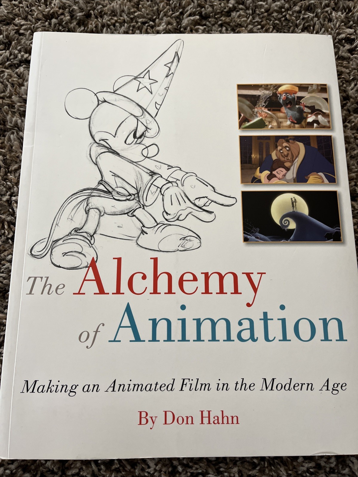 Don Hahn *SIGNED* Alchemy of Animation Book - Disney Legend - Beauty & the Beast