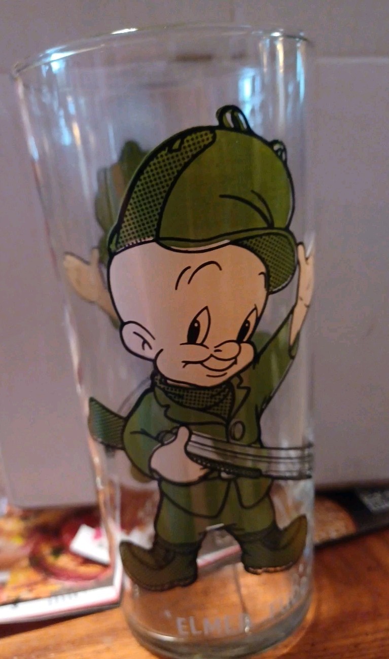 1973 Vintage Looney Tunes Glass. Elmer Fud
