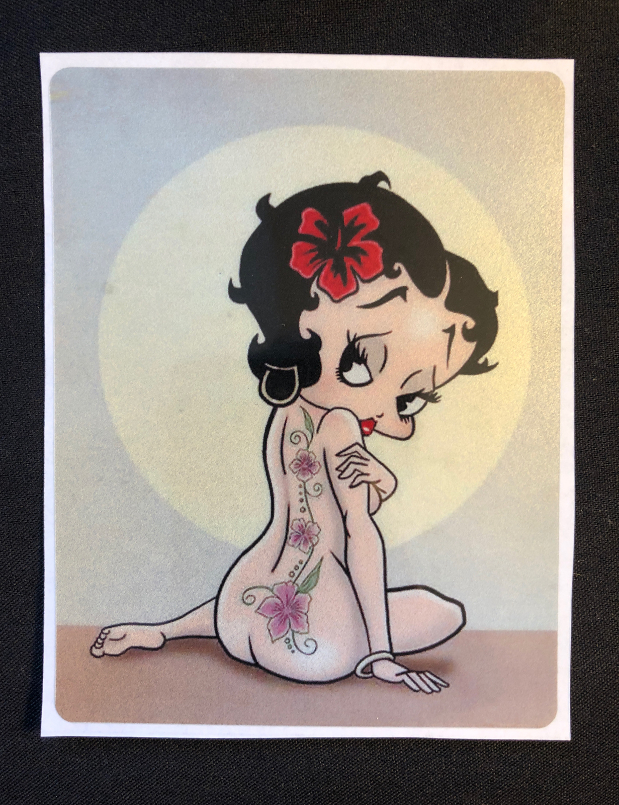 BETTY BOOP STICKER “SEXY BODY BOOP” 4” x 5 1/4” PEARL GLOSSY VERY PRETTY BETTY BOOP STICKER “SEXY BODY BOOP” 4” x 5 1/4” PEARL GLOSSY VERY PRETTY