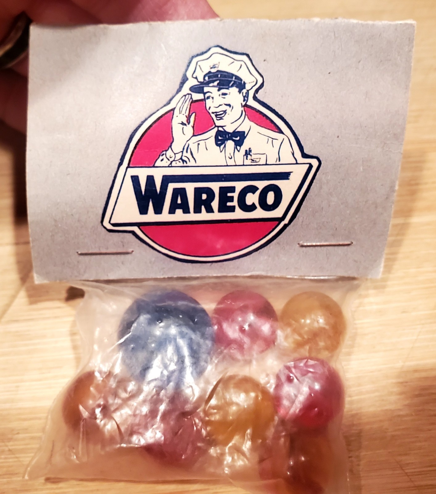 VINTAGE WARECO Gas Station Promotional Marbles NOS VINTAGE WARECO Gas Station Promotional Marbles NOS