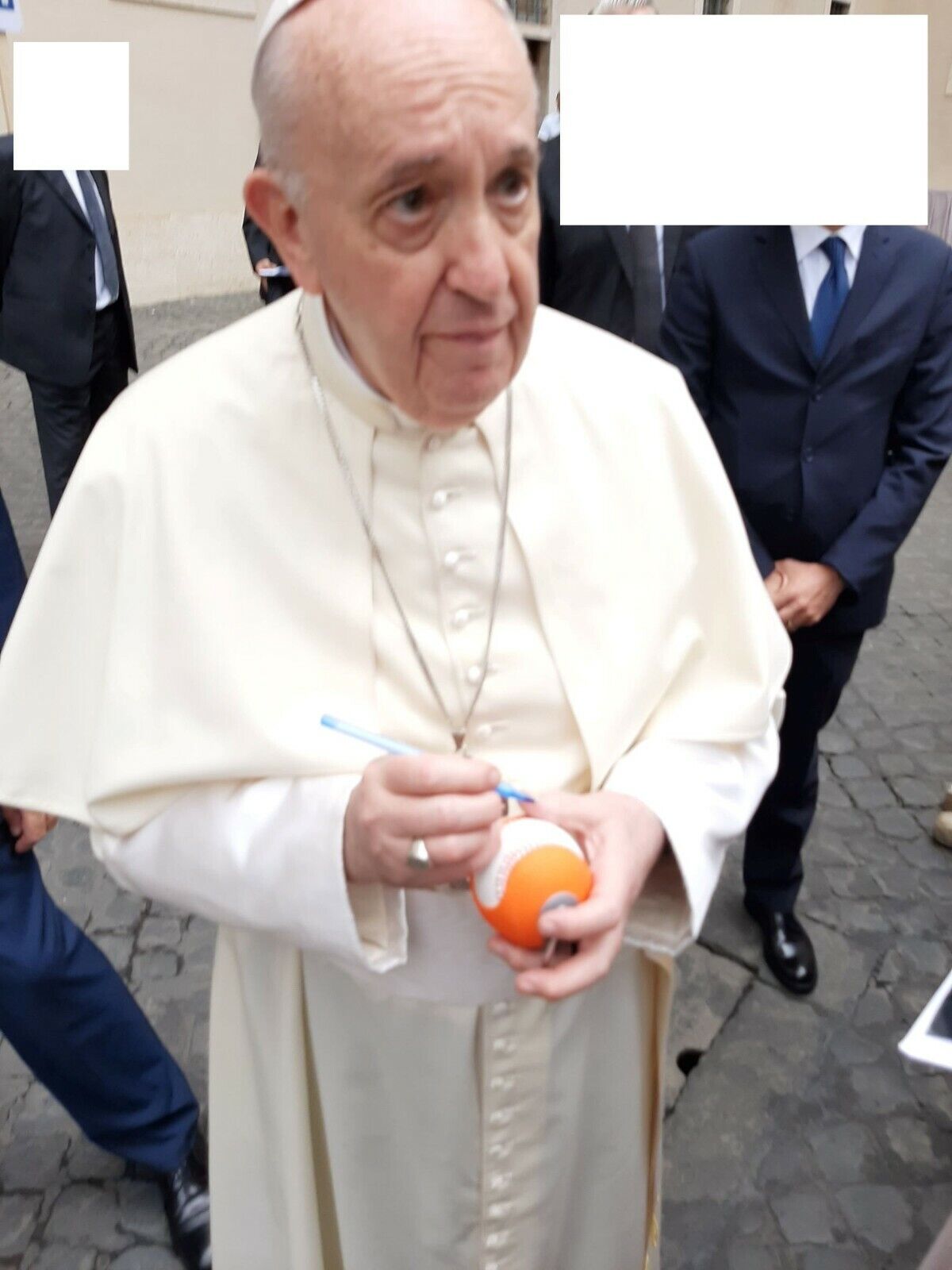 POPE FRANCIS ~ Jorge Mario Bergoglio ~ SIGNED / AUTOGRAPHED BASEBALL JSA RARE 