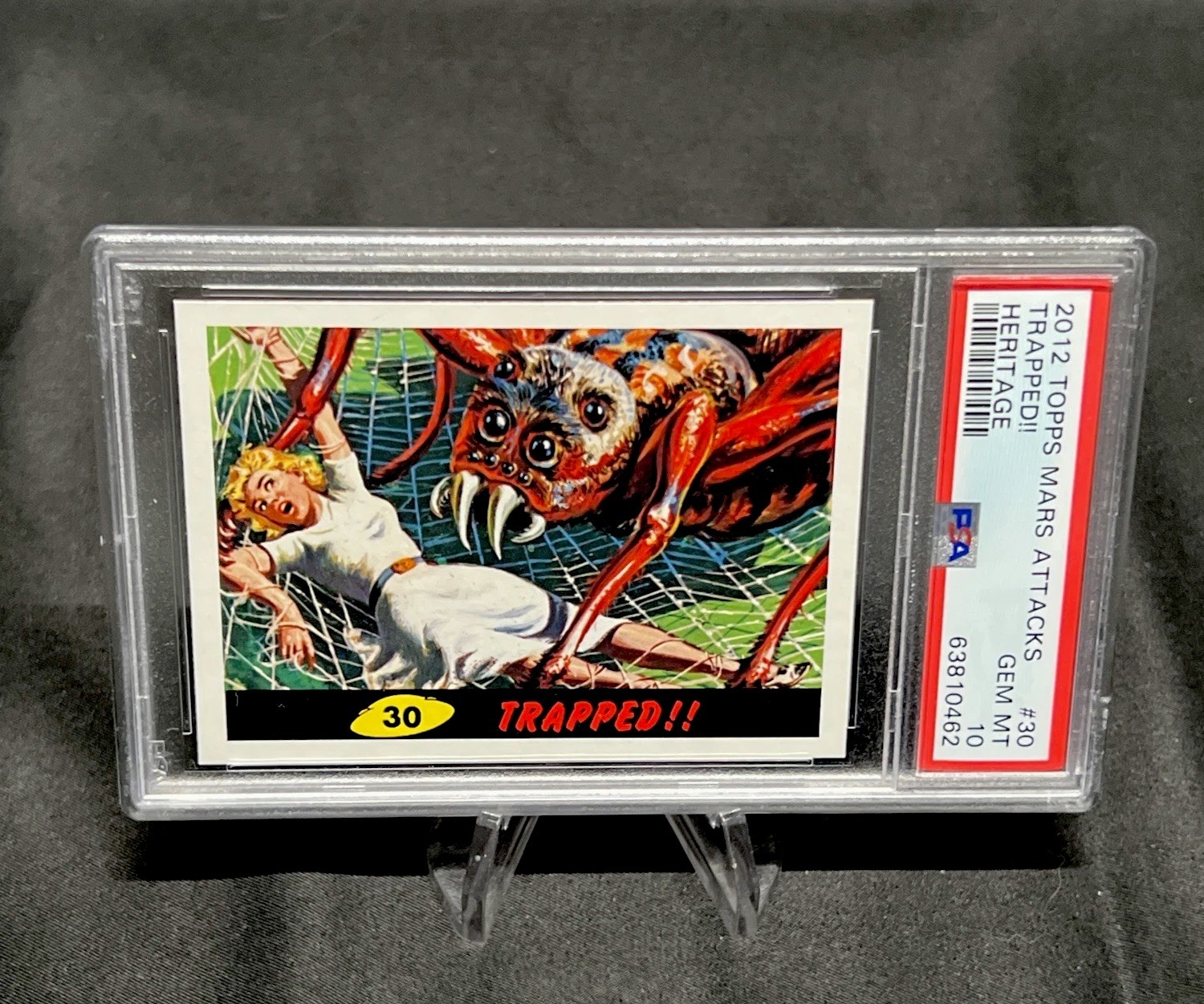 2012 Topps Mars Attacks Heritage #30 Trapped PSA 10 GEM MINT