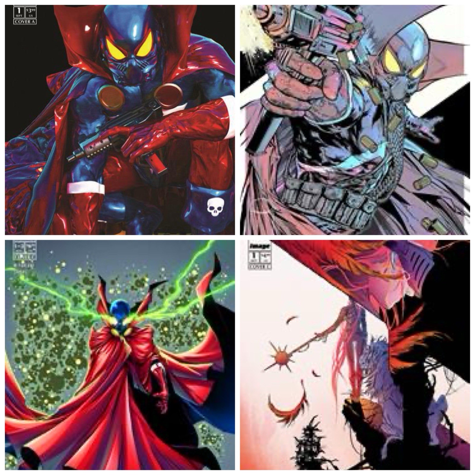 SPAWN 77 #1 - (4 BOOK BUNDLE) (A-D) TODD McFARLANE & MARK SPEARS MINISERIES SPAWN 77 #1 - (4 BOOK BUNDLE) (A-D) TODD McFARLANE & MARK SPEARS MINISERIES