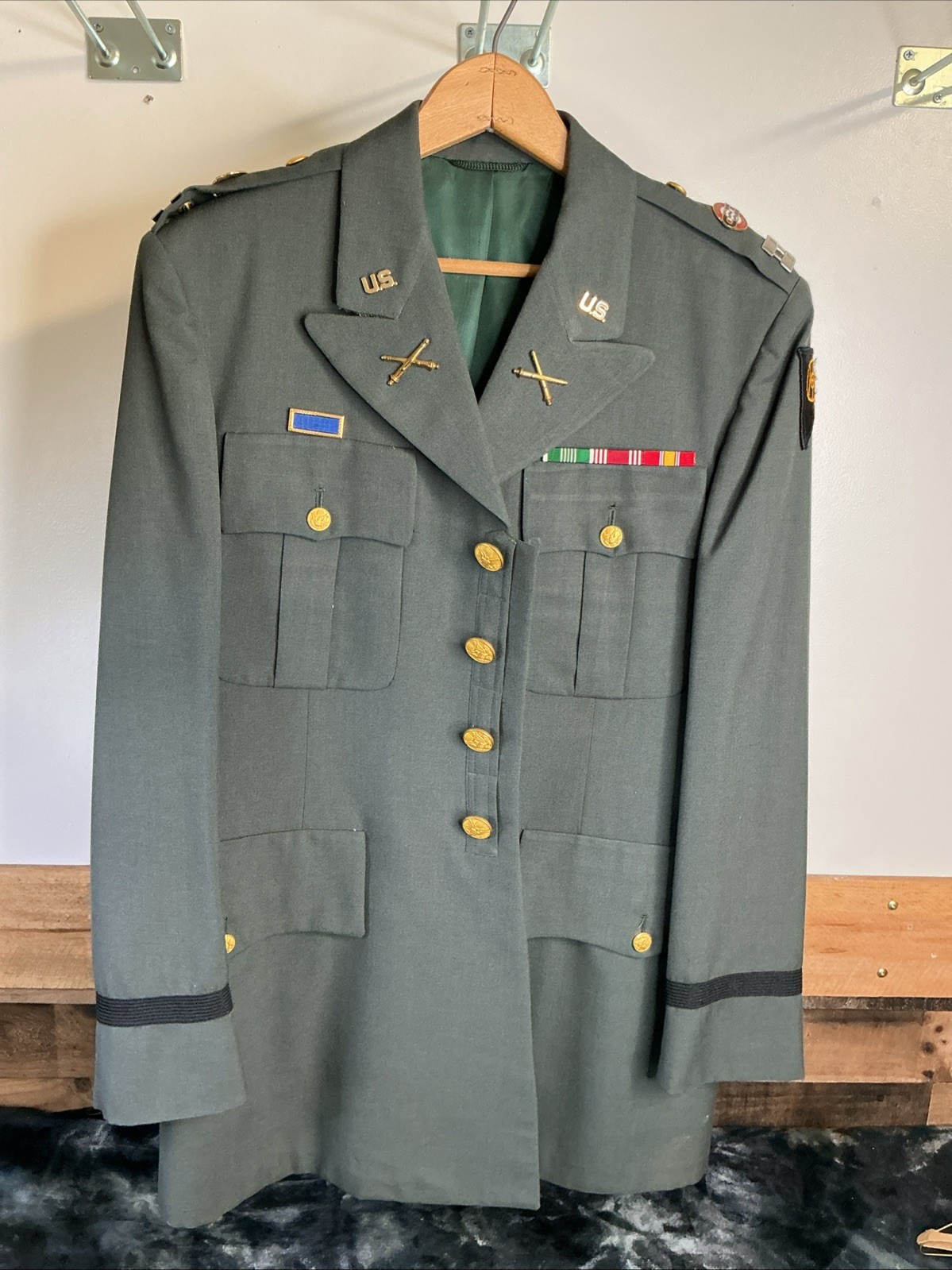 VTG Vietnam Era Rare Army Captains Class A Uniform VTG Vietnam Era Rare Army Captains Class A Uniform