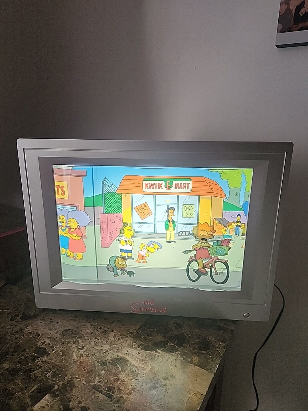 The Simpsons Vintage Mini Virtual Vision Springfield Theater Tv