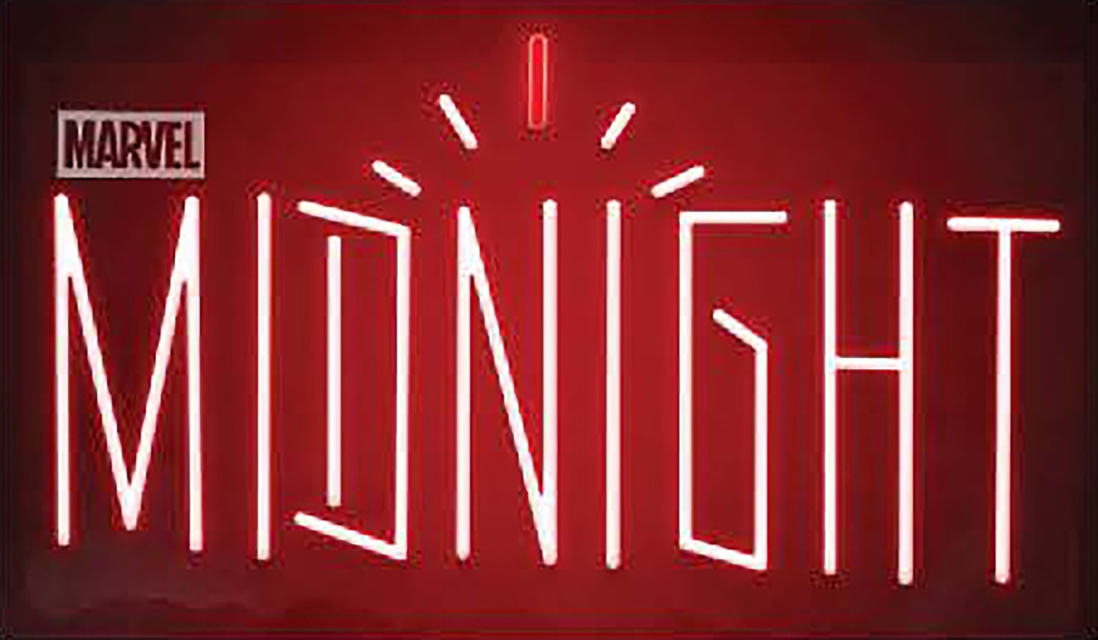 MIDNIGHT LED LOGO SIGN ONLY - PRESALE 10/7/2026 MARVEL COMICS MIDNIGHT LED LOGO SIGN ONLY - PRESALE 10/7/2026 MARVEL COMICS