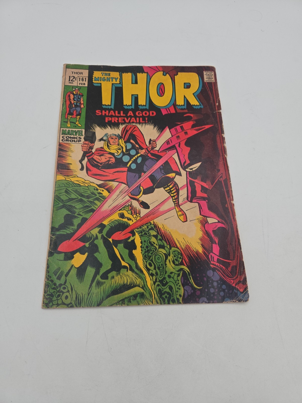 Marvel The Mighty Thor #161 Stan Lee Jack Kirby Shall a God Prevail Comic Marvel The Mighty Thor #161 Stan Lee Jack Kirby Shall a God Prevail Comic