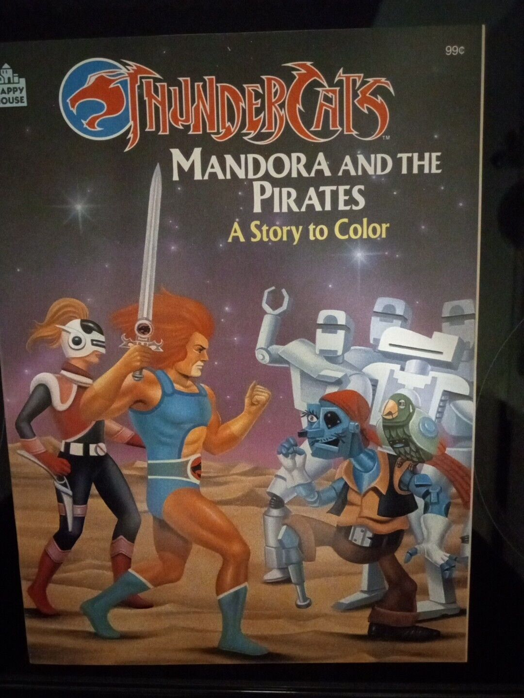 Thundercats Mandora And The Pirates vintage Coloring Book 