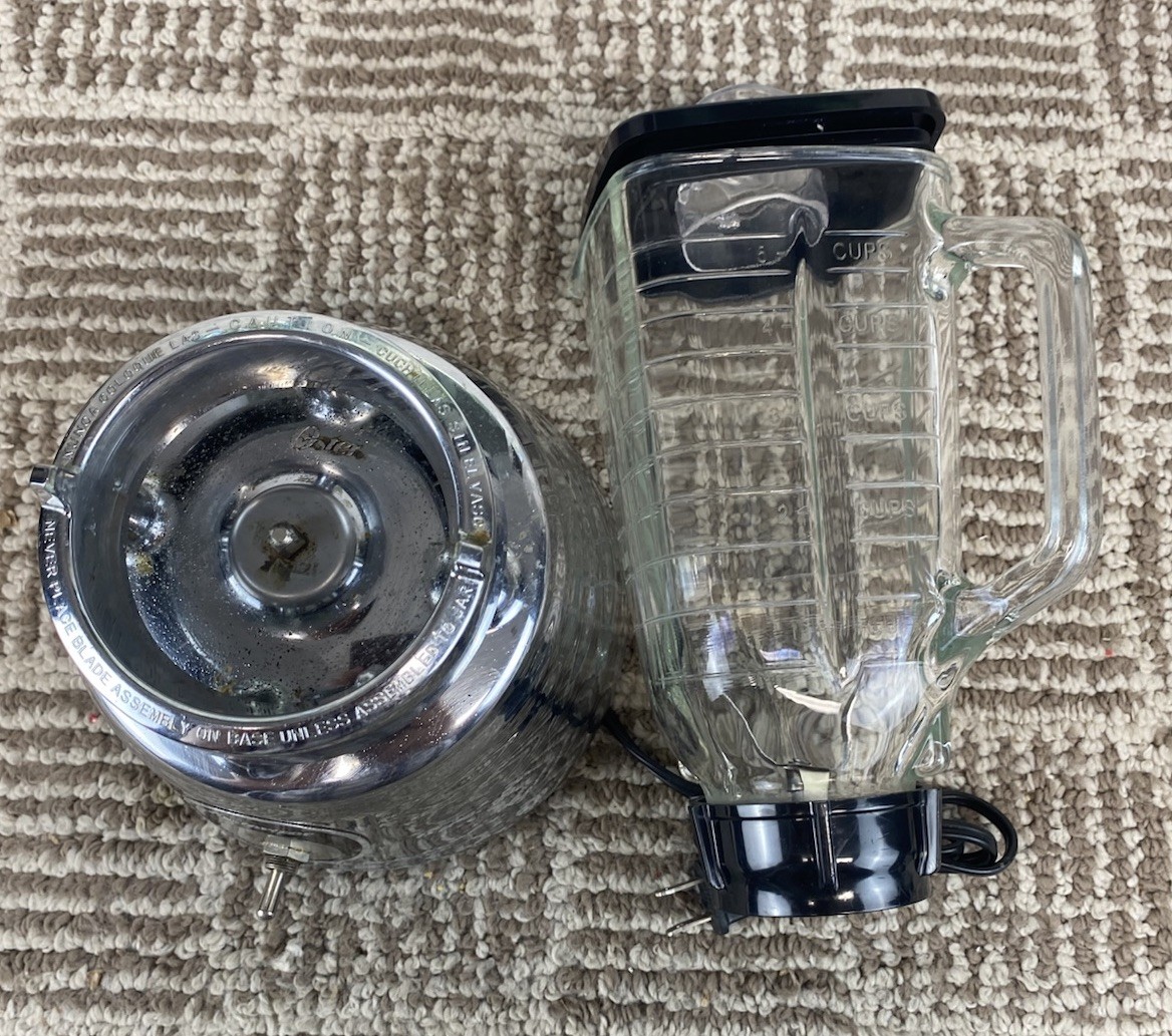 Vintage Oster Osterizer 564A Beehive Blender Chrome Glass Tested Works