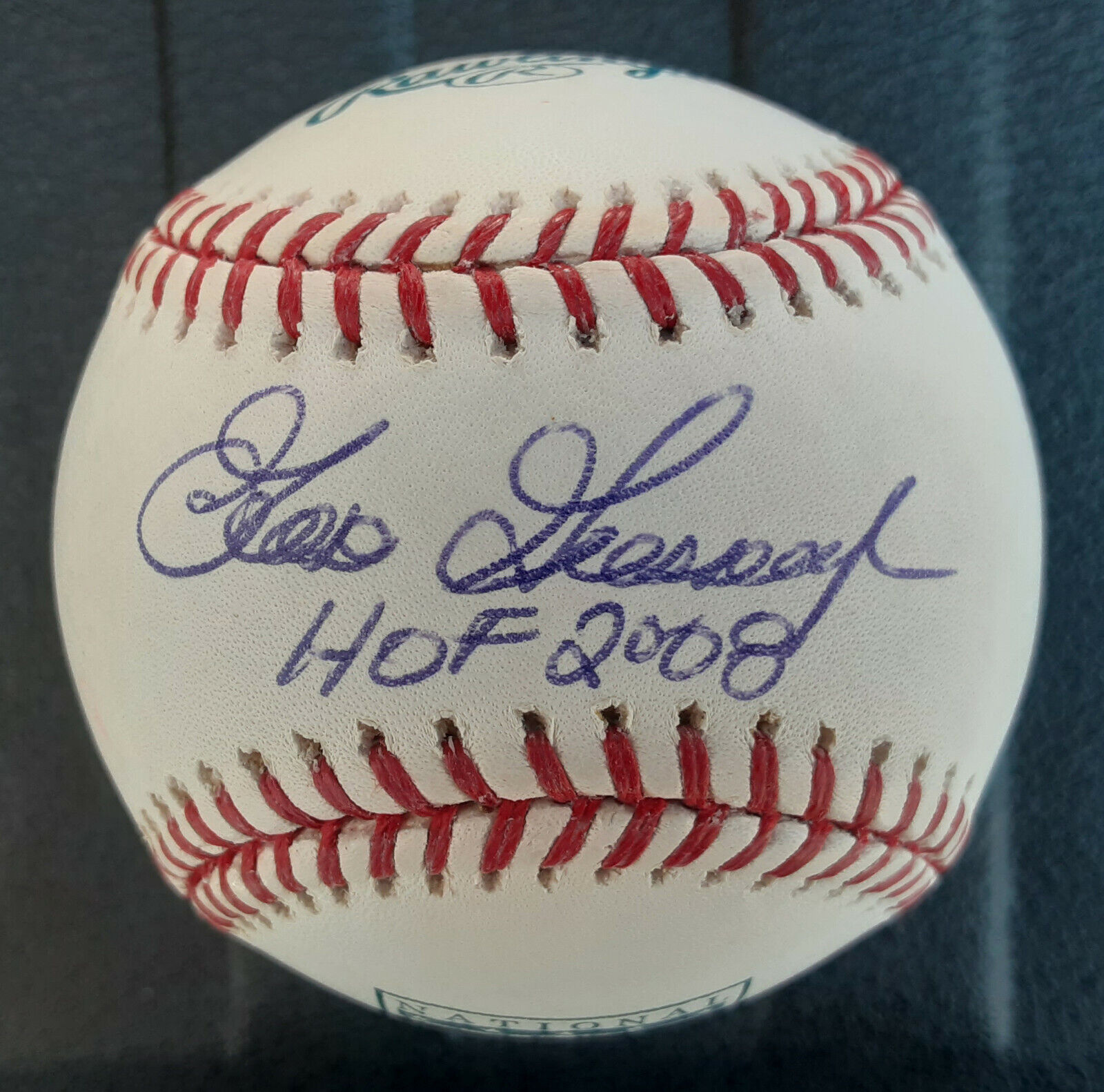 Goose Gossage autographed authentic 2008 Hall of Fame MLB baseball 