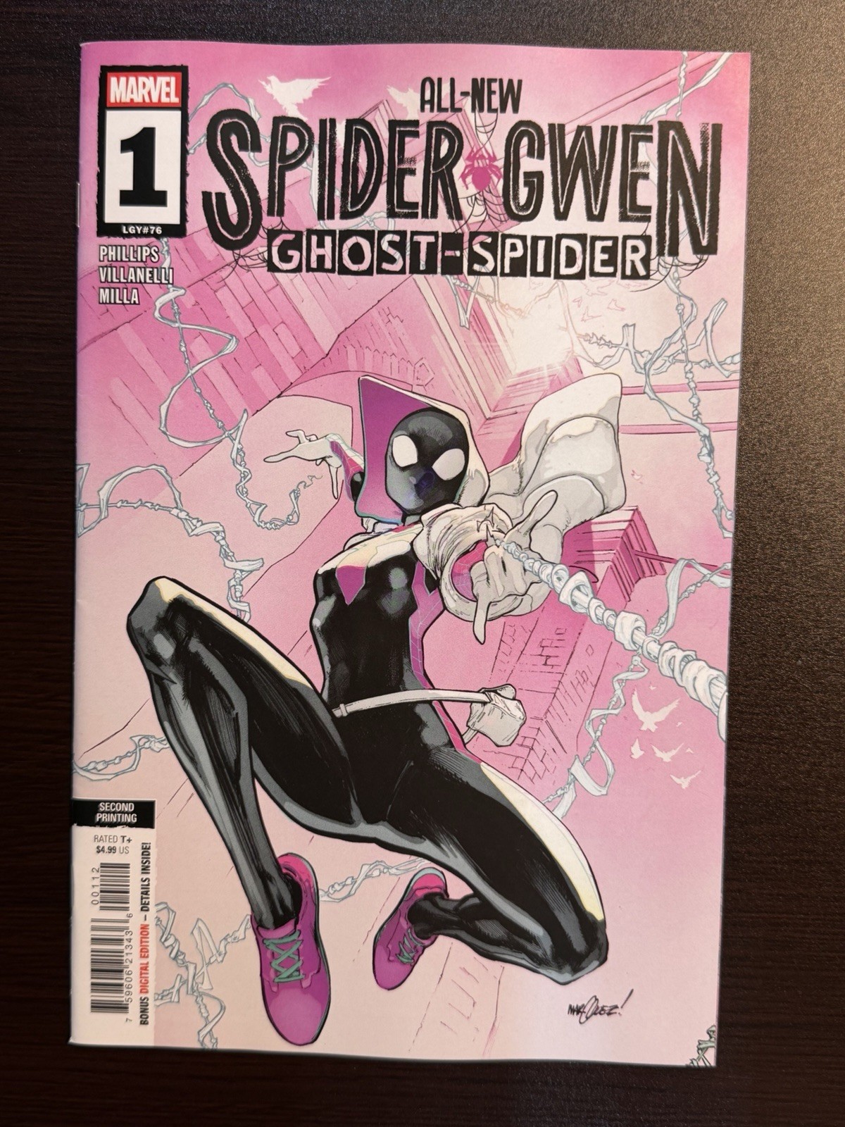 Marvel Comics ‘All-New Spider-Gwen: Ghost-Spider #1’ (2026) 2nd Printing Variant