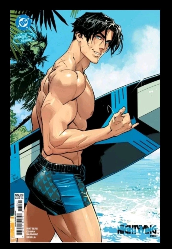 Nightwing #140 Dan Mora Swimsuit D Variant DC 2026 Card Stock Cover Dick Grayson Nightwing #140 Dan Mora Swimsuit D Variant DC 2026 Card Stock Cover Dick Grayson