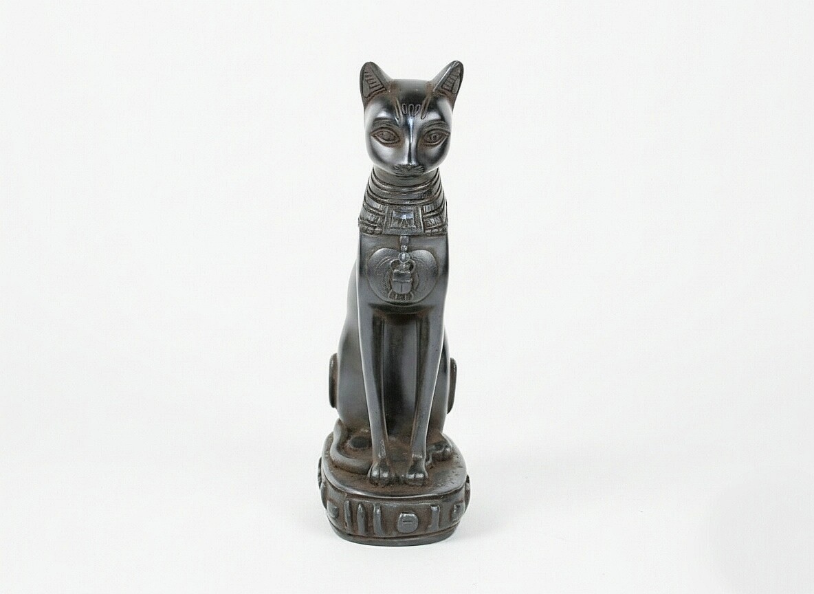 Rare Ancient Egyptian Pharaonic Statue of Bastet Bast Cat Egyptian Mythology BC