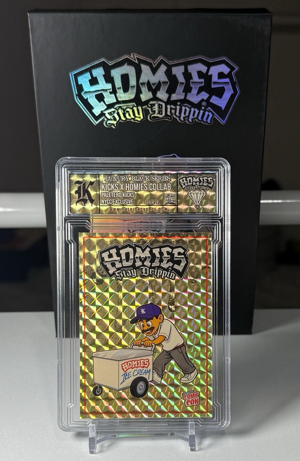 Kickstradomis X HOMIES Collab Drop /10 Palatero Kicks 1of1 NYCC 26 signed Kickstradomis X HOMIES Collab Drop /10 Palatero Kicks 1of1 NYCC 26 signed